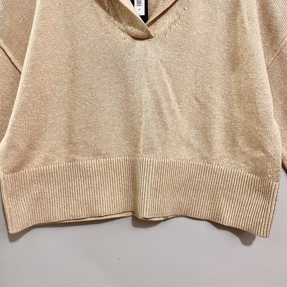 NWT Banana Republic Sailor Sweater in Iced Latte Beige MSRP$90 SOLD OUT ONLINE - Picture 10 of 16